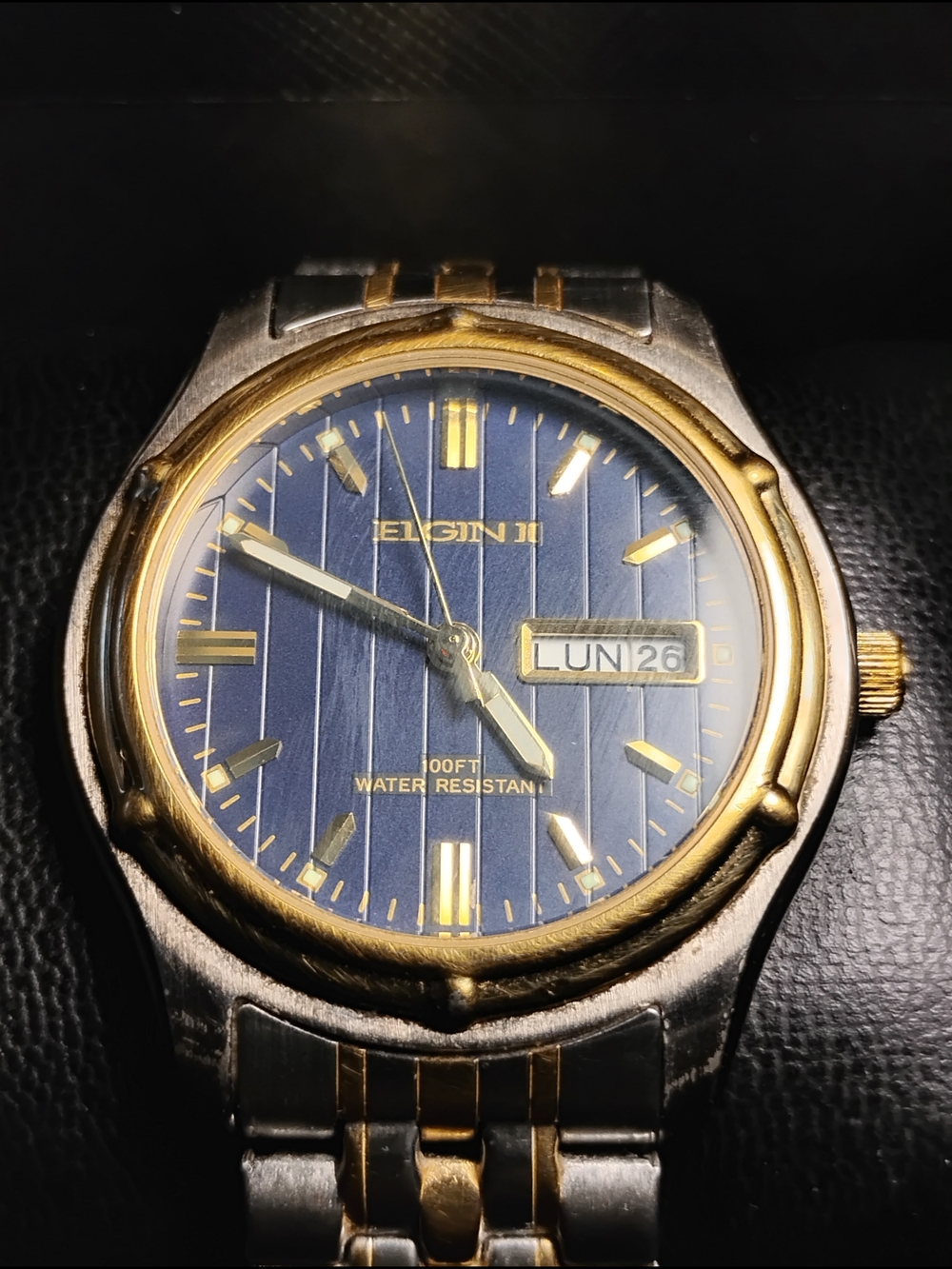 Elgin II Two-Tone Blue Dial Men's Watch
